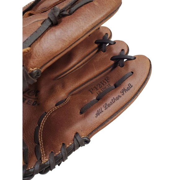 Rawlings P12BF 12" Brown Leather Baseball Glove for Right Handed Thrower RHT - Picture 2 of 10